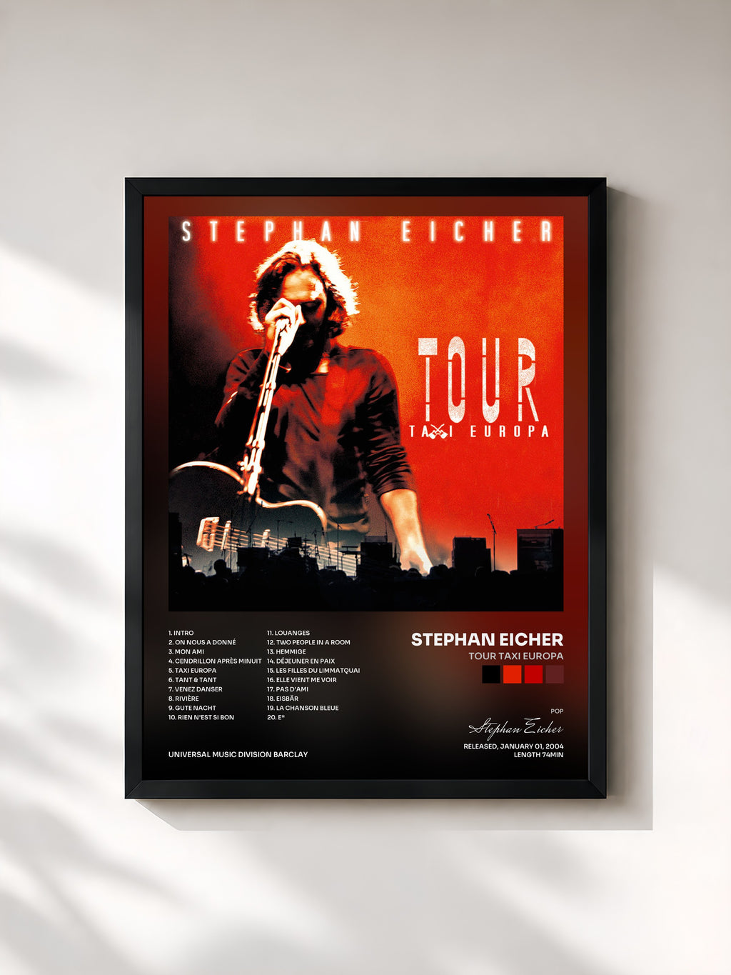 Stephan Eicher · Tour Taxi Europa