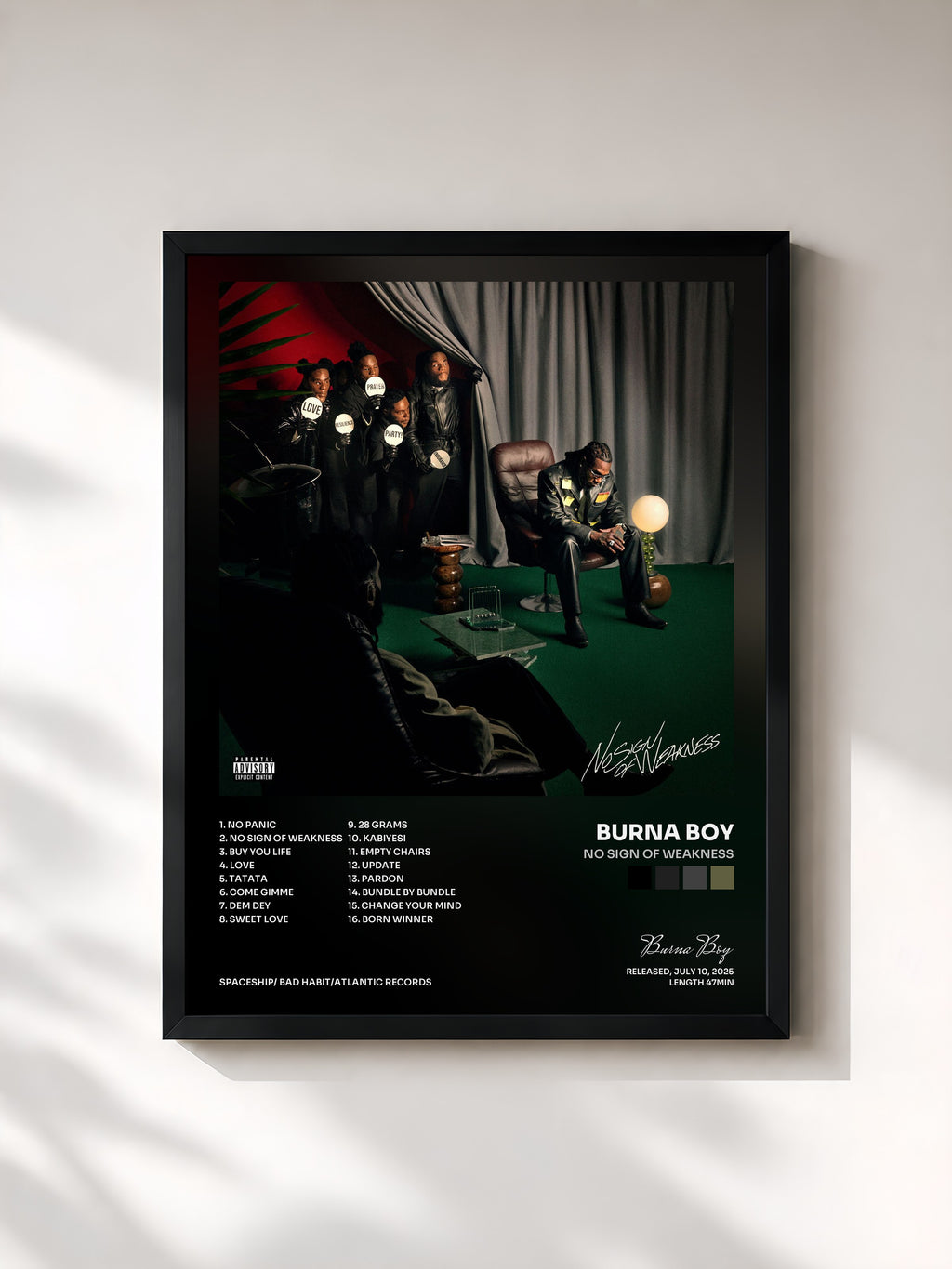Burna Boy · No Sign of Weakness