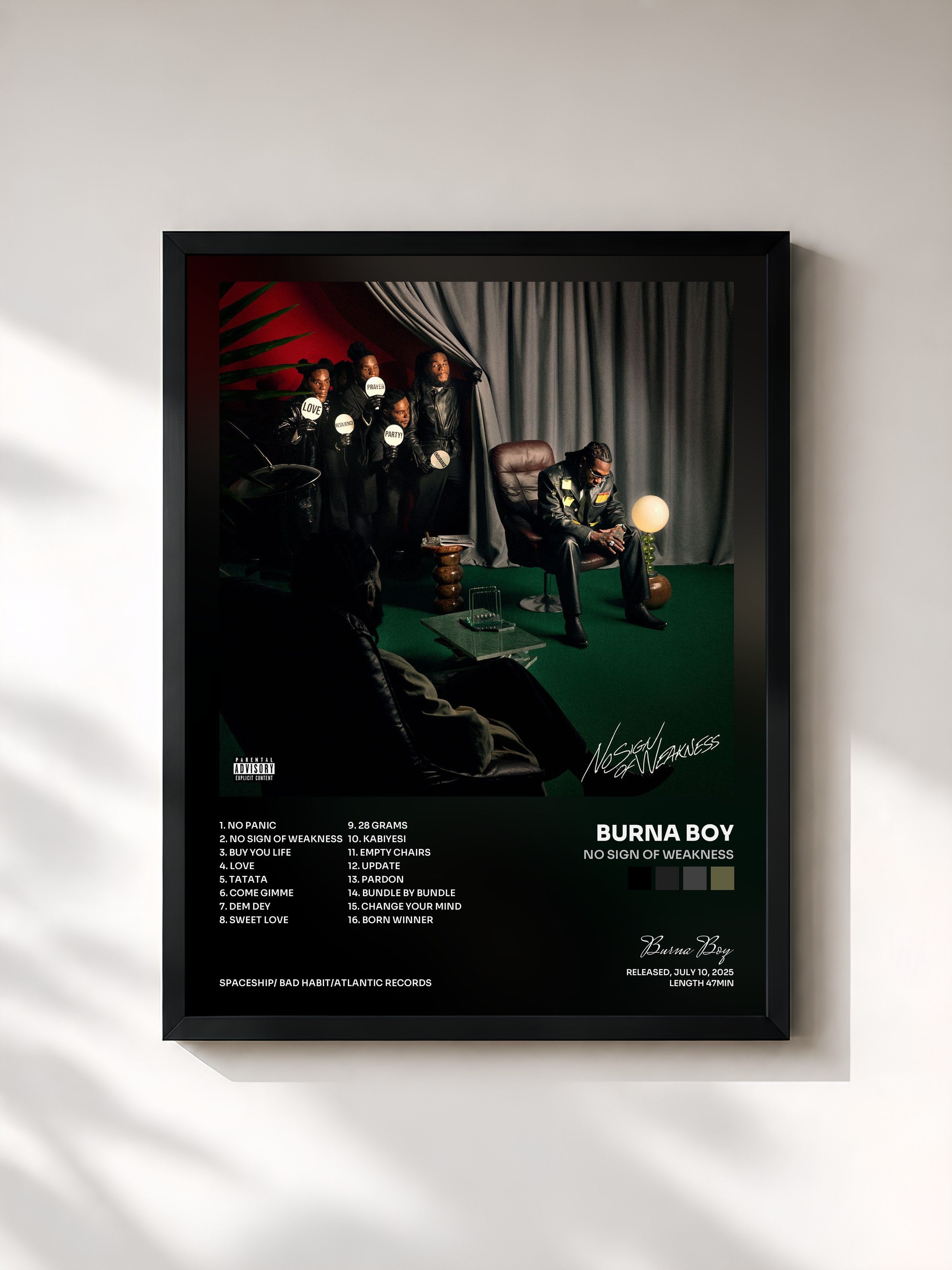 Burna Boy · No Sign of Weakness