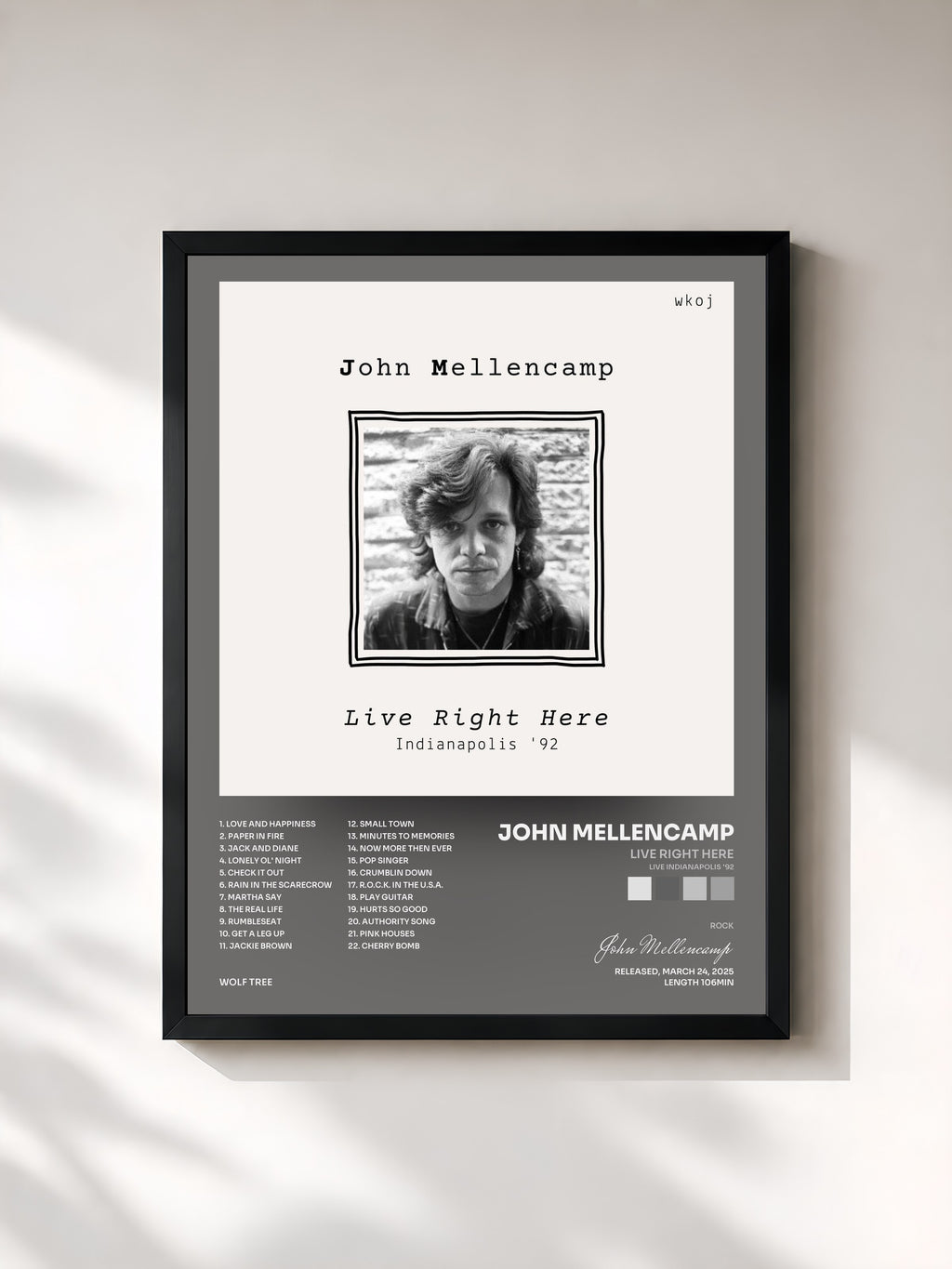 John Mellencamp · Live Right Here (Live Indianapolis '92)