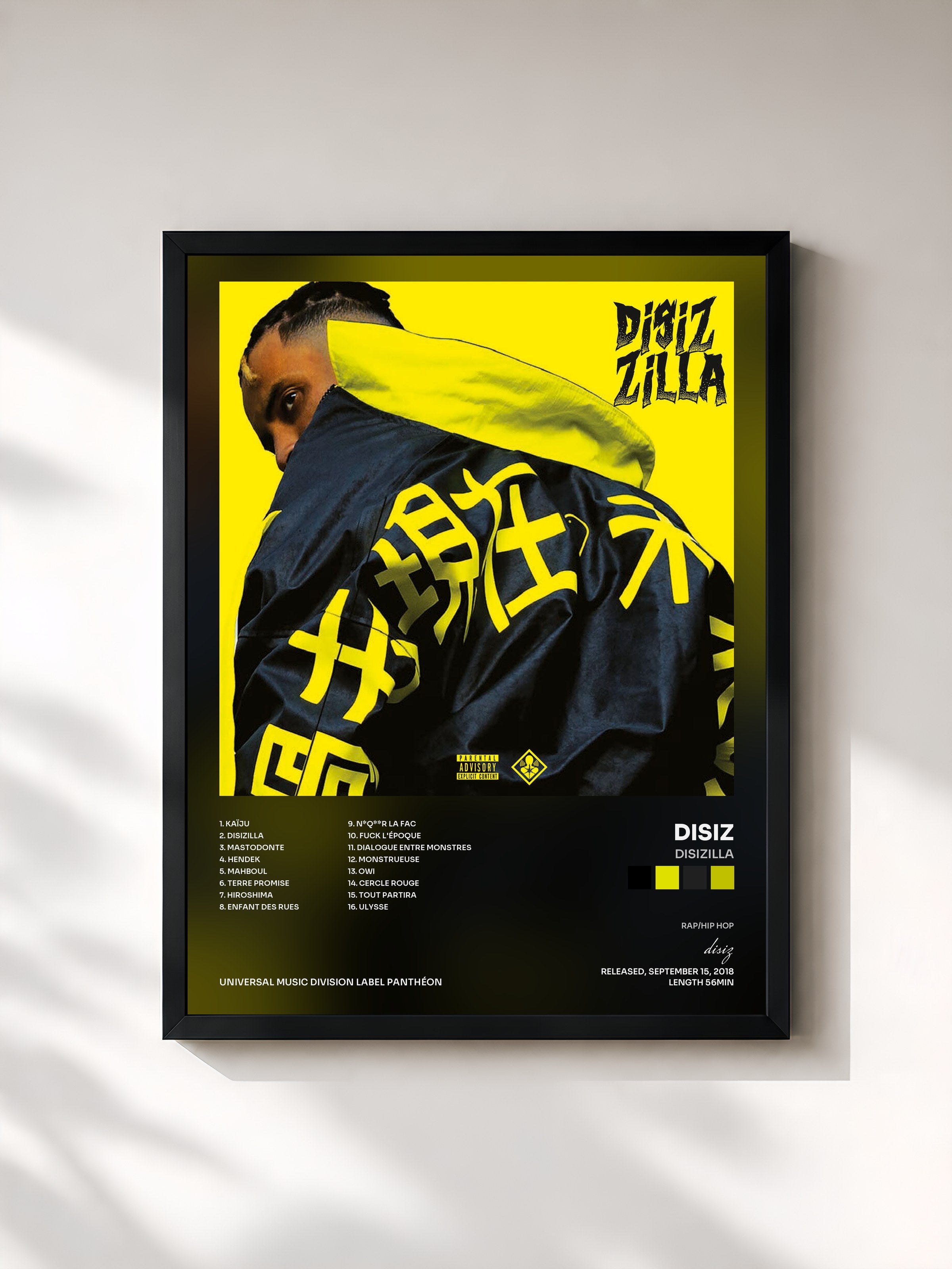disiz · Disizilla — Gerahmter Kunstdruck