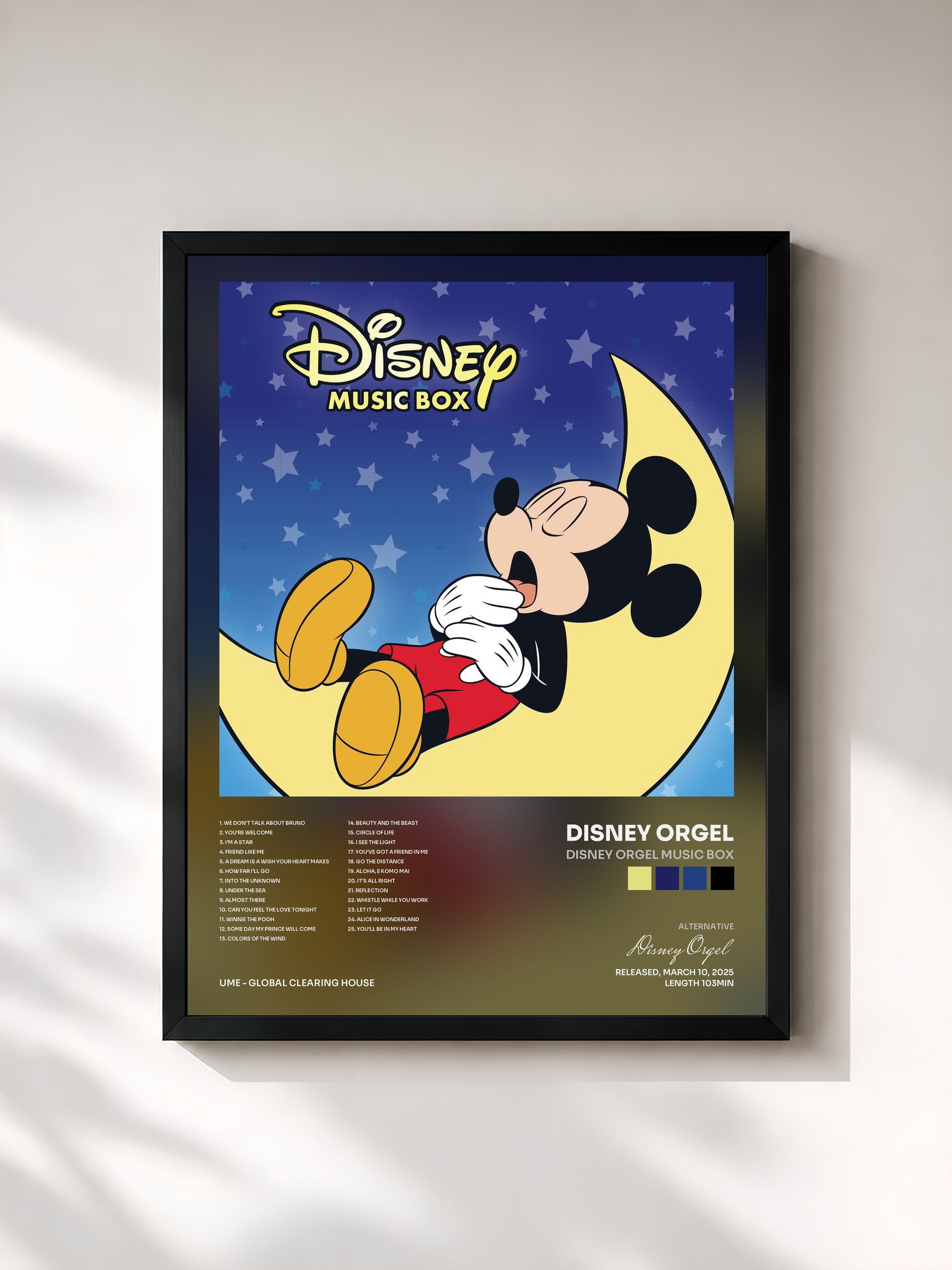 Disney Orgel · Disney Orgel Music Box