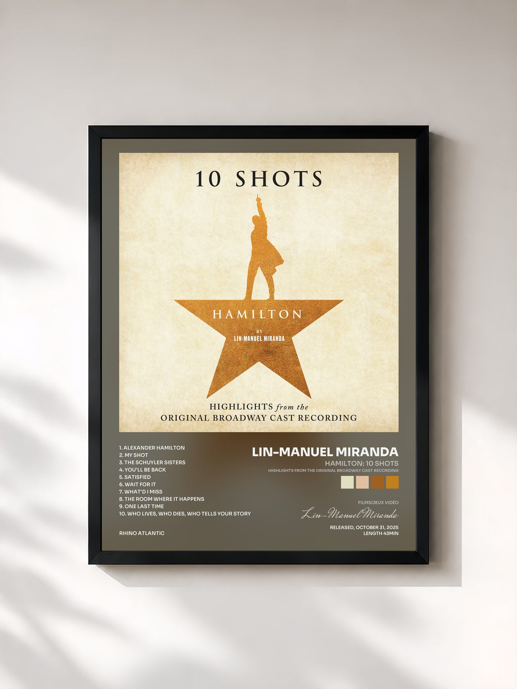 Lin-Manuel Miranda · Hamilton: 10 Shots (Highlights From The Original Broadway Cast Recording)