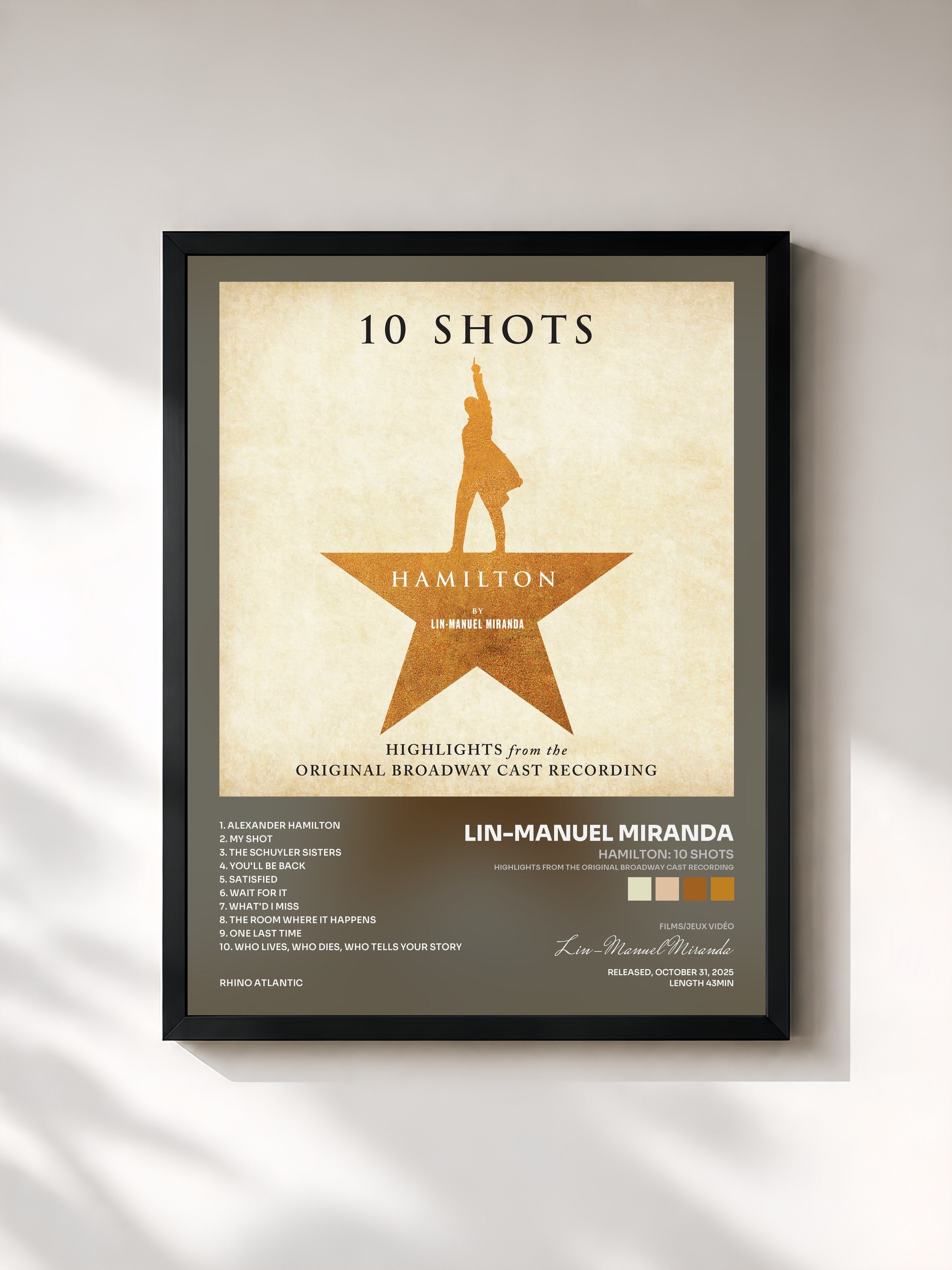 Lin-Manuel Miranda · Hamilton: 10 Shots (Highlights From The Original Broadway Cast Recording)
