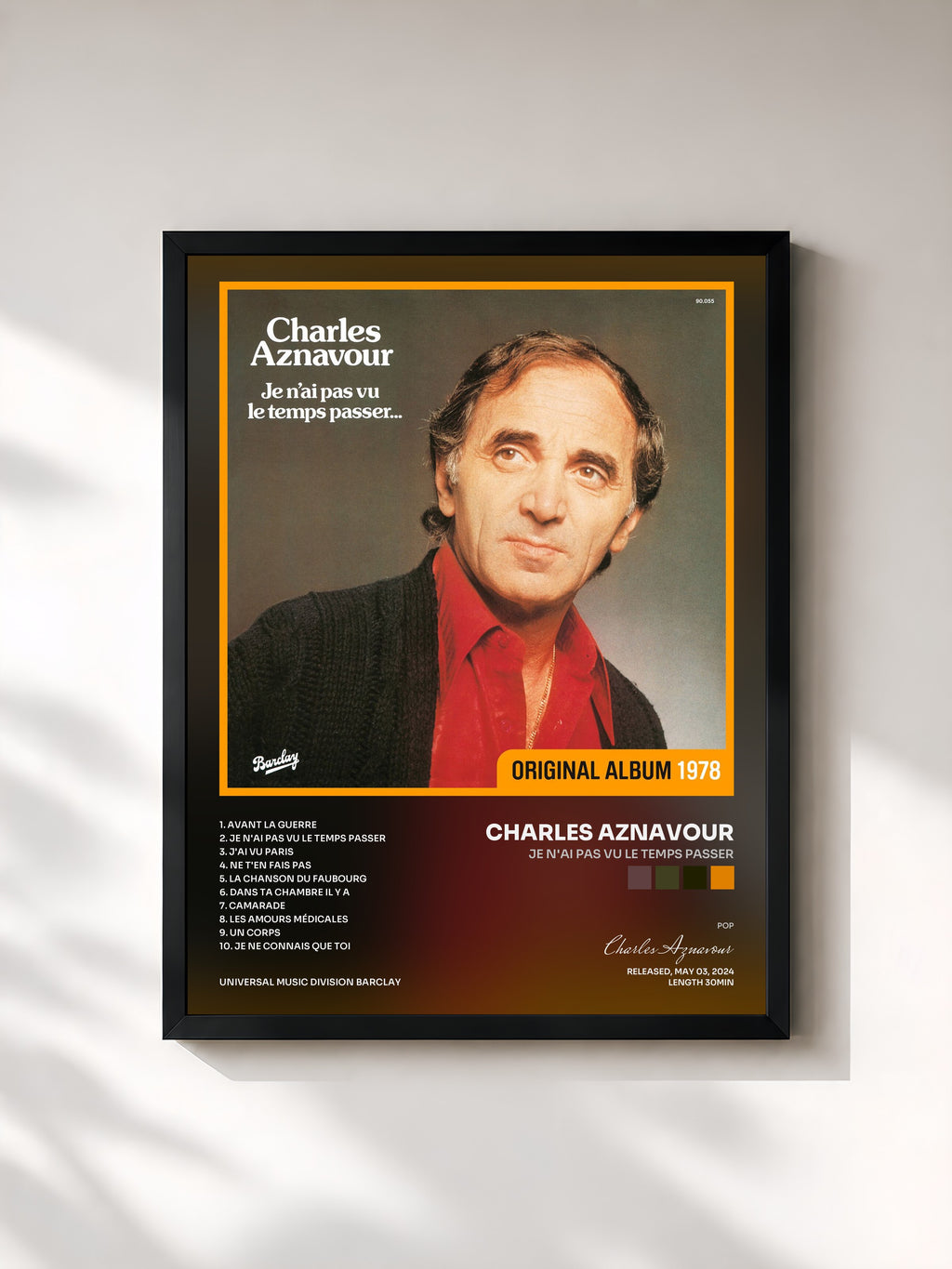 Charles Aznavour · Je n'ai pas vu le temps passer