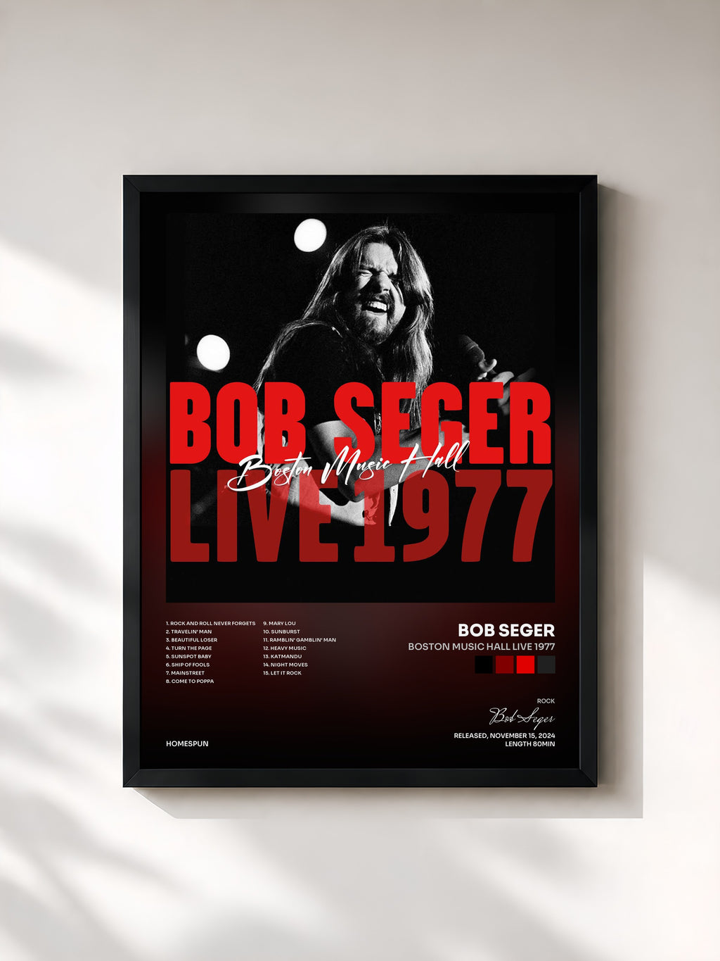 Bob Seger · Boston Music Hall Live 1977