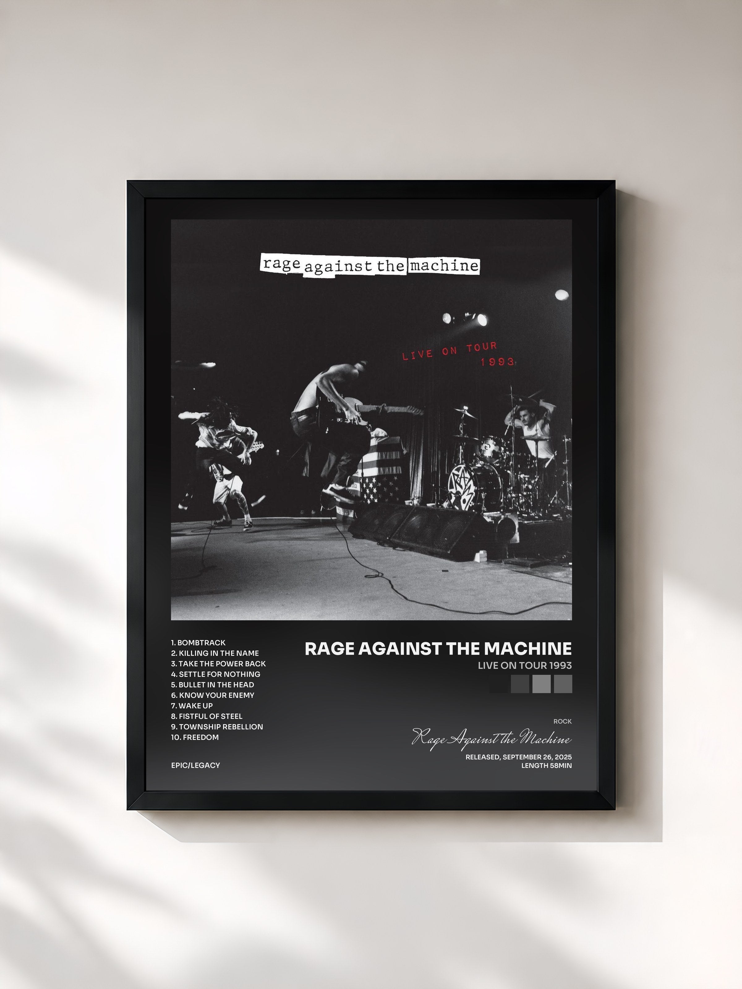 Rage Against the Machine · Live On Tour 1993