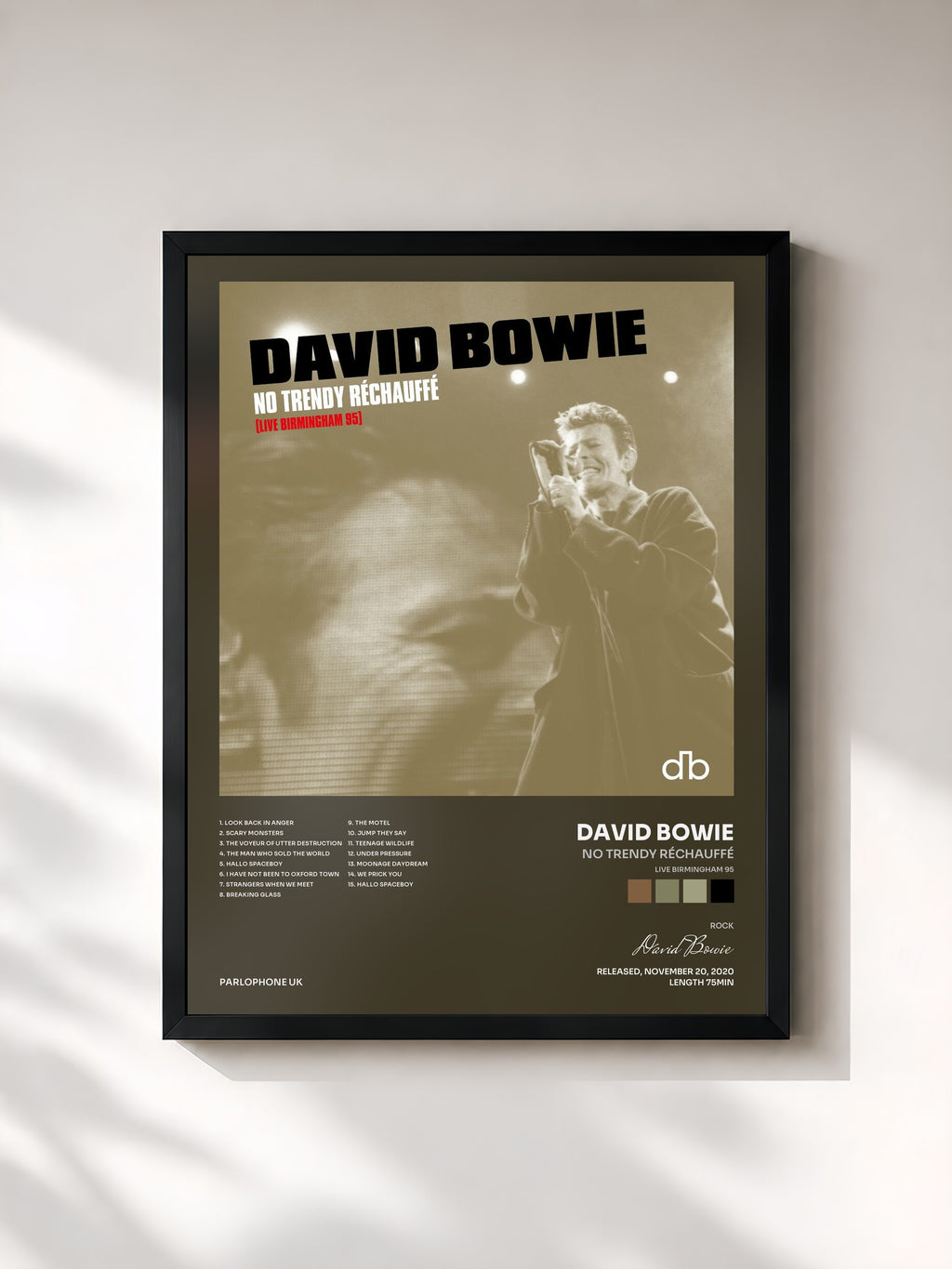 David Bowie · No Trendy Réchauffé (Live Birmingham 95)