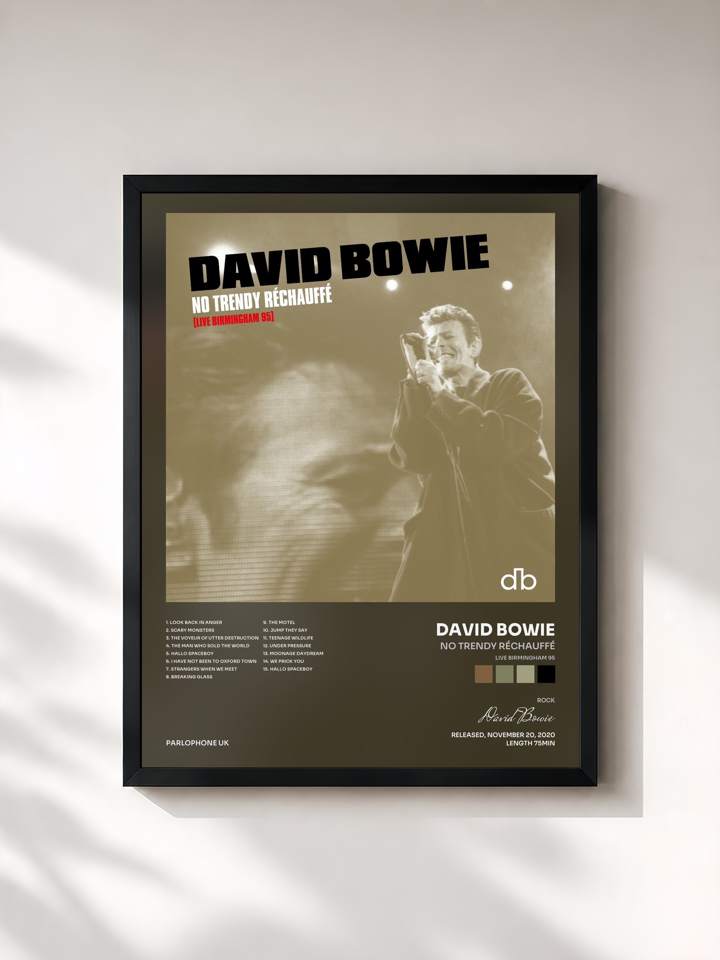 David Bowie · No Trendy Réchauffé (Live Birmingham 95)