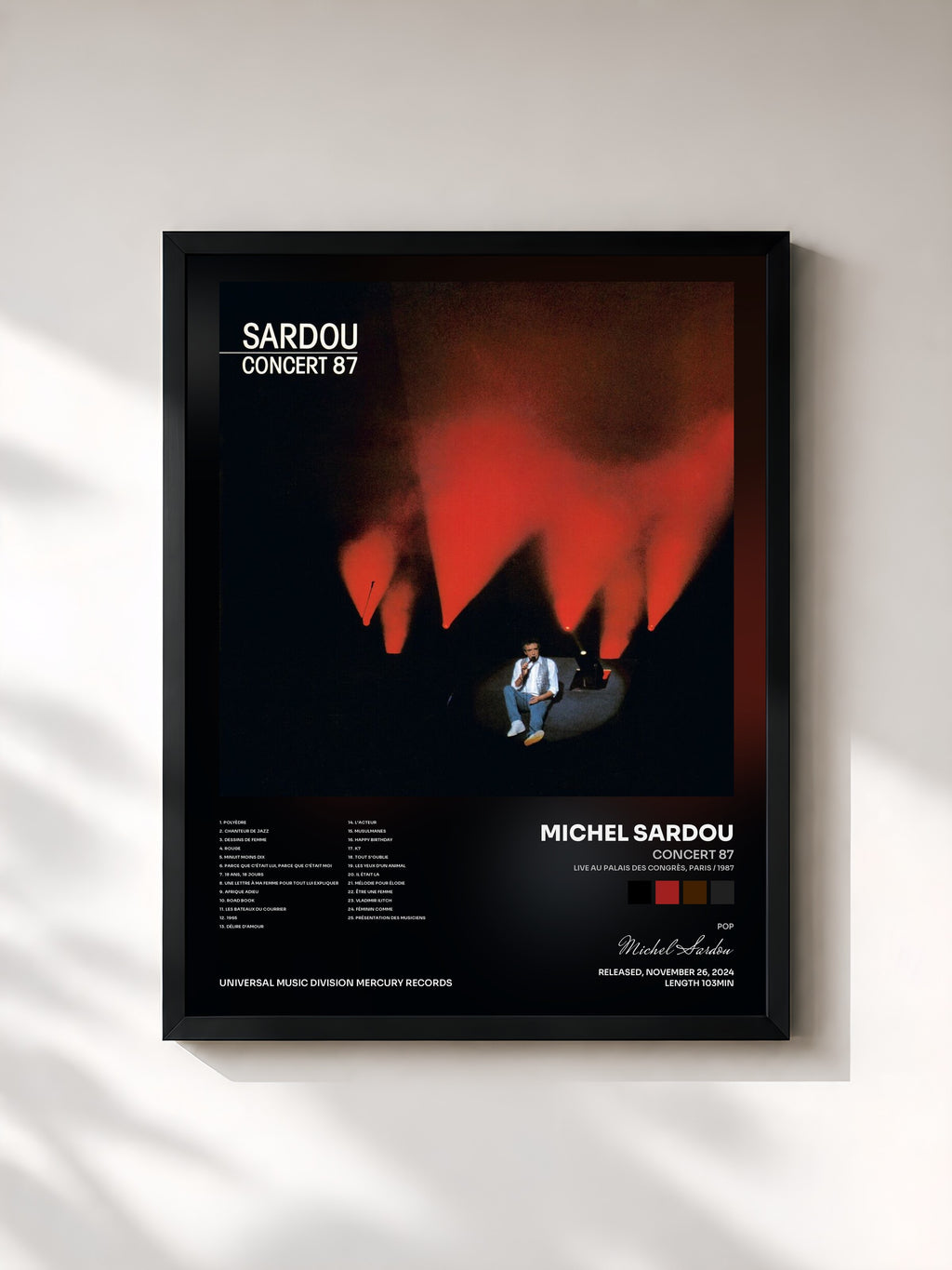Michel Sardou · Concert 87 (Live au Palais des Congrès, Paris / 1987)