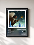 #noir Tableau de l'album Into The Silent Night (Extended) de for King & Country, cadre noir, imprimé et encadré en France