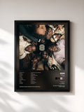 #noir Tableau de l'album OCHO (Deluxe) de SDM, cadre noir, imprimé et encadré en France