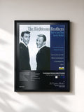 #noir Tableau de l'album You've Lost That Lovin' Feelin' de The Righteous Brothers, cadre noir, imprimé et encadré en France
