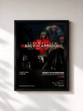#noir Tableau de l'album Leaving Wonderland Bonus Tracks de Marcy Playground, cadre noir, imprimé et encadré en France