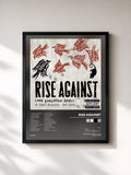 #noir Long Forgotten Songs: B-Sides & Covers 2000-2013 von Rise Against als gerahmter Kunstdruck, schwarzer Rahmen, gedruckt und gerahmt in Frankreich