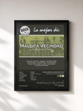 #noir Lo Mejor de Maldita Vecindad de Maldita Vecindad y Los Hijos del 5to Patio en lámina enmarcada, marco negro, impresa y enmarcada en Francia