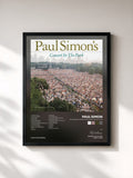 #noir Tableau de l'album Paul Simon's Concert In The Park August 15, 1991 de Paul Simon, cadre noir, imprimé et encadré en France