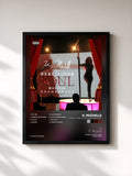 #noir Tableau de l'album K. Michelle: The Rebellious Soul Musical Soundtrack de K. Michelle, cadre noir, imprimé et encadré en France