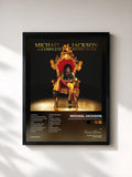 #noir Tableau de l'album Michael Jackson: The Complete Remix Suite de Michael Jackson, cadre noir, imprimé et encadré en France