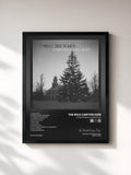 #noir Tableau de l'album Christmas In A Minor Key de The Milk Carton Kids, cadre noir, imprimé et encadré en France