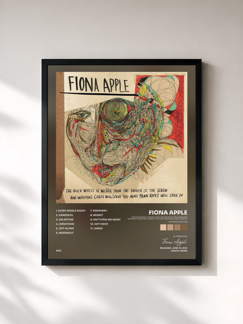 Fiona Apple · The Idler Wheel Is Wiser Than the Driver of the Screw and Whipping Cords Will Serve You More Than Ropes Will Ever Do (Expanded Edition) — Affiche encadrée