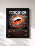 #noir Tableau de l'album The Can't Slow Down B-Sides and Extra Tracks de Foreigner, cadre noir, imprimé et encadré en France