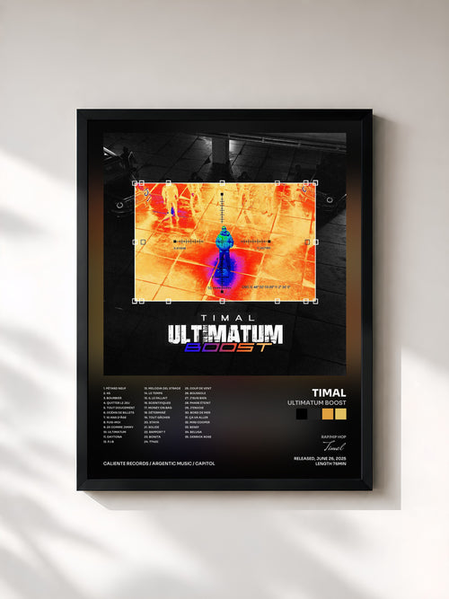 Timal · ULTIMATUM BOOST — Gerahmter Kunstdruck