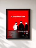 #noir Tableau de l'album Peter Bjorn and John de Peter Bjorn and John, cadre noir, imprimé et encadré en France