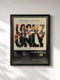 #noir Tableau de l'album Localz Only de Noyz Narcos & Fritz Da Cat, cadre noir, imprimé et encadré en France