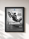 #noir Carteles Unidos di El Movimiento Alterado in stampa incorniciata, cornice nera, stampata e incorniciata in Francia