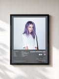 #noir Tableau de l'album Awake de Alison Wonderland, cadre noir, imprimé et encadré en France