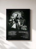 #noir Tableau de l'album Talento de Vida de Doble ONE Flow Letal, cadre noir, imprimé et encadré en France