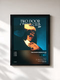 #noir Tableau de l'album Sun de Two Door Cinema Club, cadre noir, imprimé et encadré en France