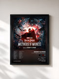 #noir Doctor Strange in the Multiverse of Madness (Original Motion Picture Soundtrack) by Danny Elfman as a framed art print, black frame, printed and framed in France