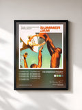 #noir Tableau de l'album Summer Jam de The Underdog Project, cadre noir, imprimé et encadré en France