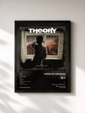 #noir Tableau de l'album Savages de Theory of a Deadman, cadre noir, imprimé et encadré en France