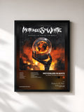 #noir Tableau de l'album Scoring The End Of The World de Motionless In White, cadre noir, imprimé et encadré en France
