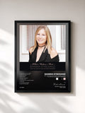 #noir What Matters Most Barbra Streisand Sings The Lyrics Of Alan & Marilyn Bergman de Barbra Streisand en lámina enmarcada, marco negro, impresa y enmarcada en Francia