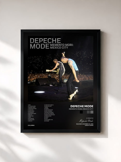 Depeche Mode · Memento Mori: Mexico City — Affiche encadrée