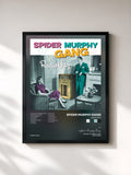 #noir Tableau de l'album Radio Hitz de Spider Murphy Gang, cadre noir, imprimé et encadré en France