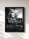 #noir The Music Of Nashville Original Soundtrack Season 3 Volume 2 von Nashville Cast als gerahmter Kunstdruck, schwarzer Rahmen, gedruckt und gerahmt in Frankreich