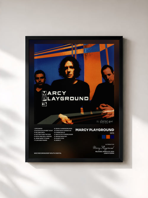 Marcy Playground · MP3 — Affiche encadrée