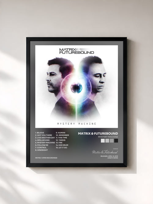 Matrix & Futurebound · Mystery Machine — Affiche encadrée