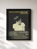 #noir Tableau de l'album Hasta la Raíz (Edición Especial) de Natalia Lafourcade, cadre noir, imprimé et encadré en France