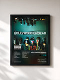 #noir Tableau de l'album Swan Songs de Hollywood Undead, cadre noir, imprimé et encadré en France