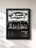 #noir Super Show 2 - The 2nd Asia Tour Concert Album di SUPER JUNIOR in stampa incorniciata, cornice nera, stampata e incorniciata in Francia