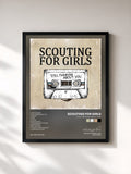 #noir Tableau de l'album Still Thinking About You de Scouting for Girls, cadre noir, imprimé et encadré en France