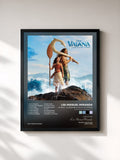 #noir Vaiana - La Légende du Bout du Monde (Bande Originale Française du Film) by Lin-Manuel Miranda as a framed art print, black frame, printed and framed in France