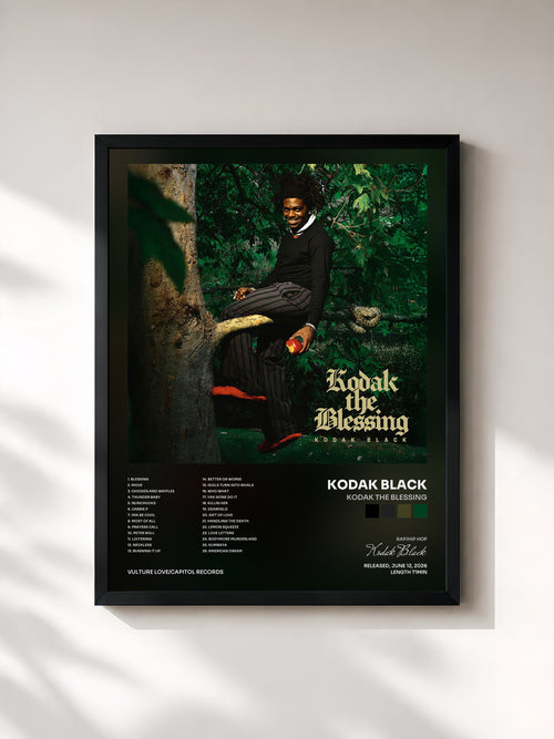 Kodak Black · Kodak The Blessing — Lámina enmarcada