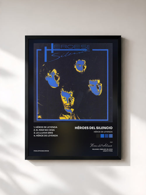 Héroes del Silencio · Héroe De Leyenda — Affiche encadrée